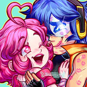 chibi styled and cel shaded icon