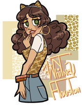 cartoony styled halfbody piece (2022)