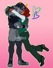 semirealistic style fullbody piece in flats (2023)